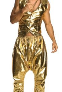 Rubie's Men's MC Hammer Gold Costume Pants